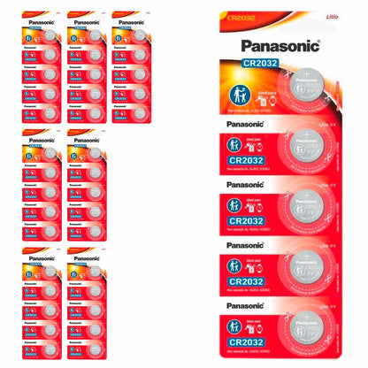 40 Baterias Cr2032 Panasonic (8 Cart)