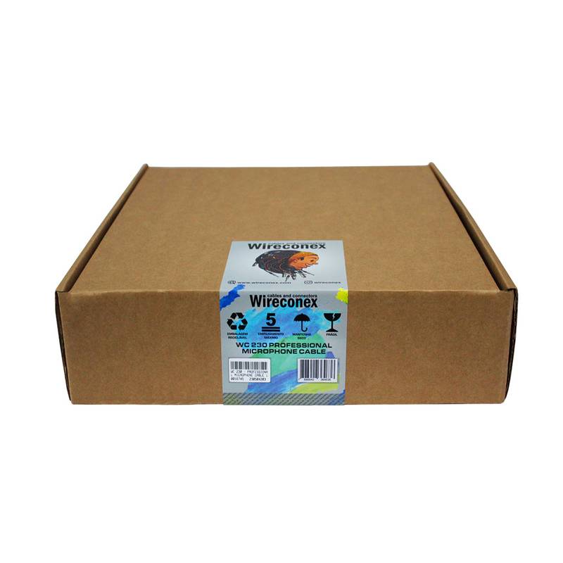Cabo Pro Balanceado Para Microfone Wc 230 100 Metros Wireconex [F108]