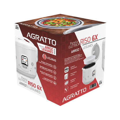 Panela De Arroz Riso Pa6x 127v Agratto [F108]