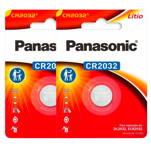 2 Baterias Cr2032 Panasonic