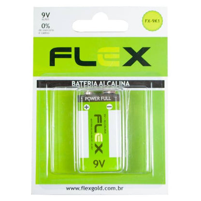 Bateria 9v Alcalina Unidade Flex [F108]