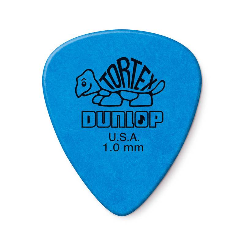 Palheta Tortex 1mm Azul Pct C/6 418r1.0 Dunlop (1345) [F108]