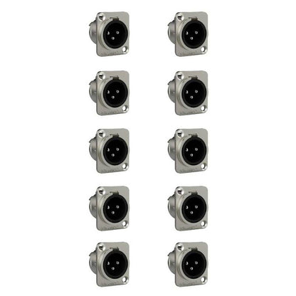 Conector  Xlr Macho Wc 1033 10 Unidades Painel Wireconex [F108]