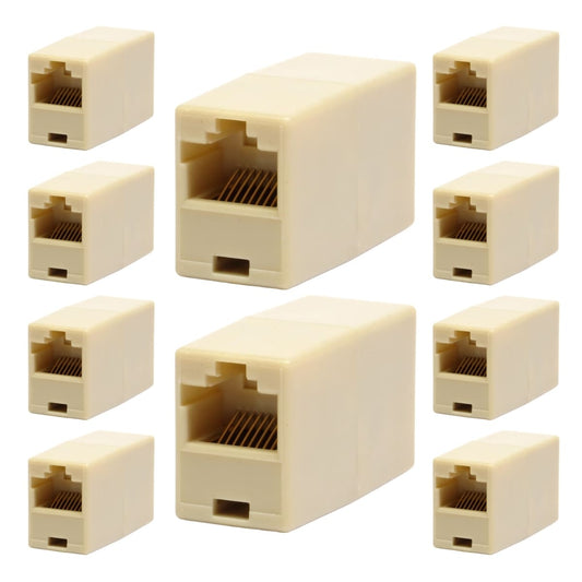 Emenda Rj45 Fêmea Para Rj 45 Fêmea 8x8 Storm 10 Unidades [F108]