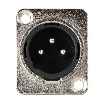 Conector Xlr Painel Cromado Mxt 10 Unidades [F108]