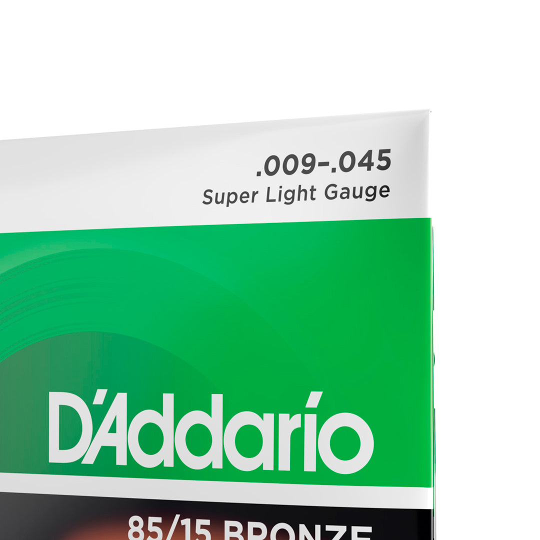 Cordas Para Violão Aço D Addario Bronze 85/15 Ez890-b .009-.045 Com Corda Extra Pl009 [F108]