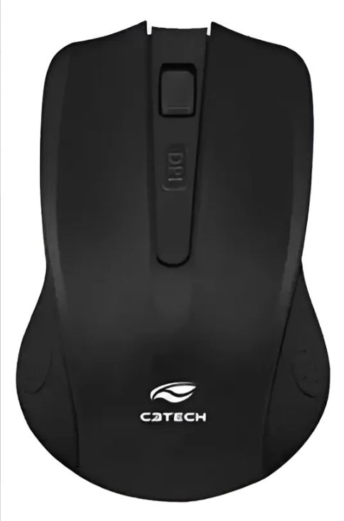 Mouse Sem Fio C3tech Wireless M-w20bk Usb Preto 2.4ghz [F133]