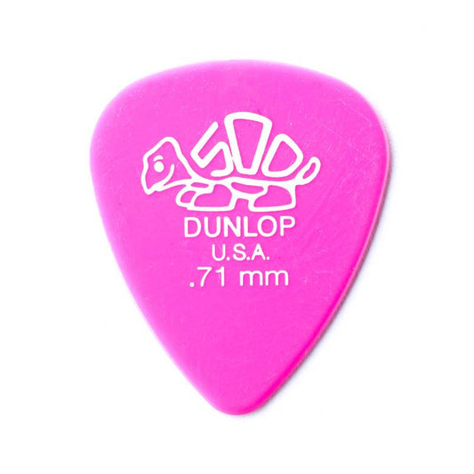 Palheta Delrin 500 0,71mm Pct C/6  41r.71 Dunlop (1802) [F108]