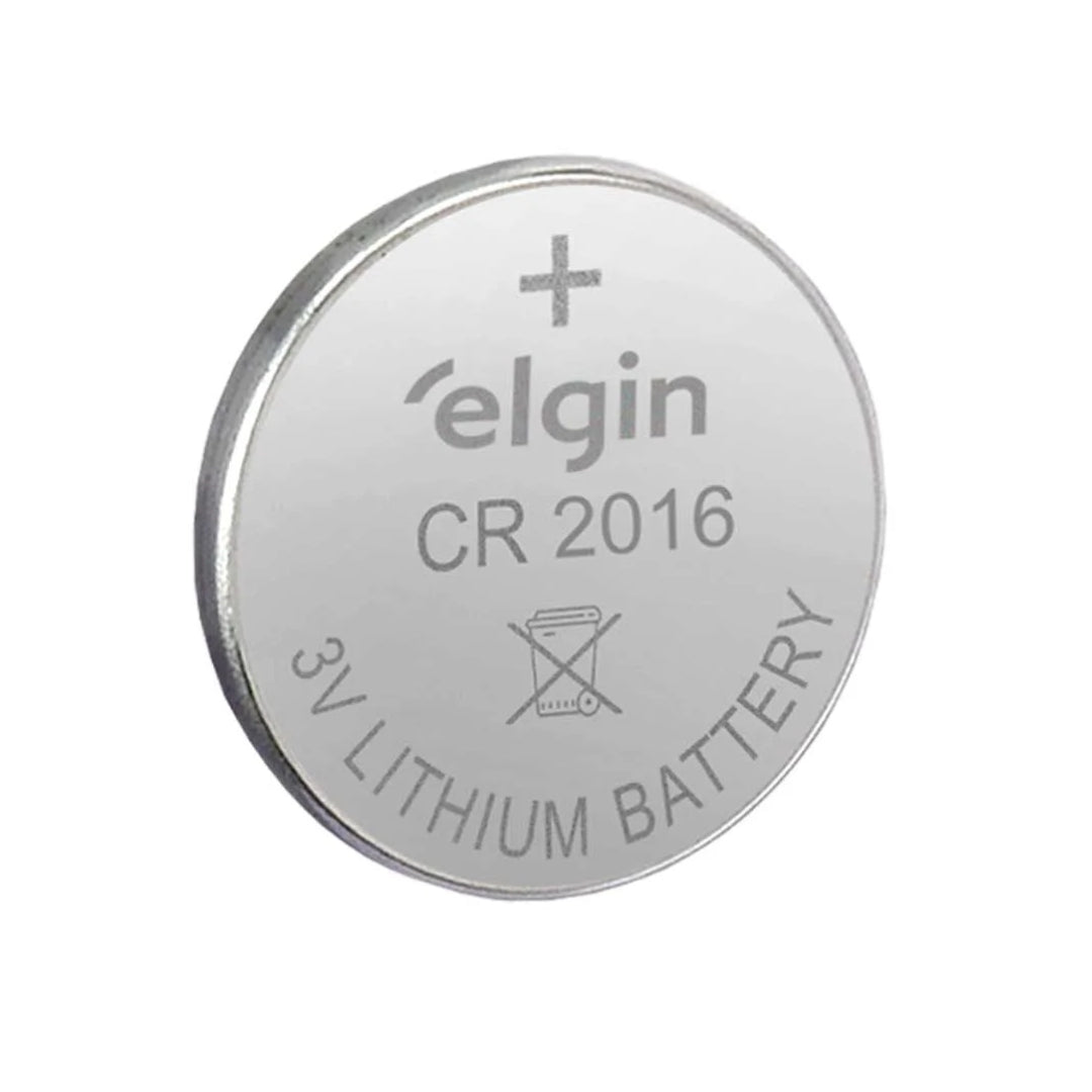 Bateria Lítio Cr2016 Elgin Cartela Com 05 Unidades [F108]