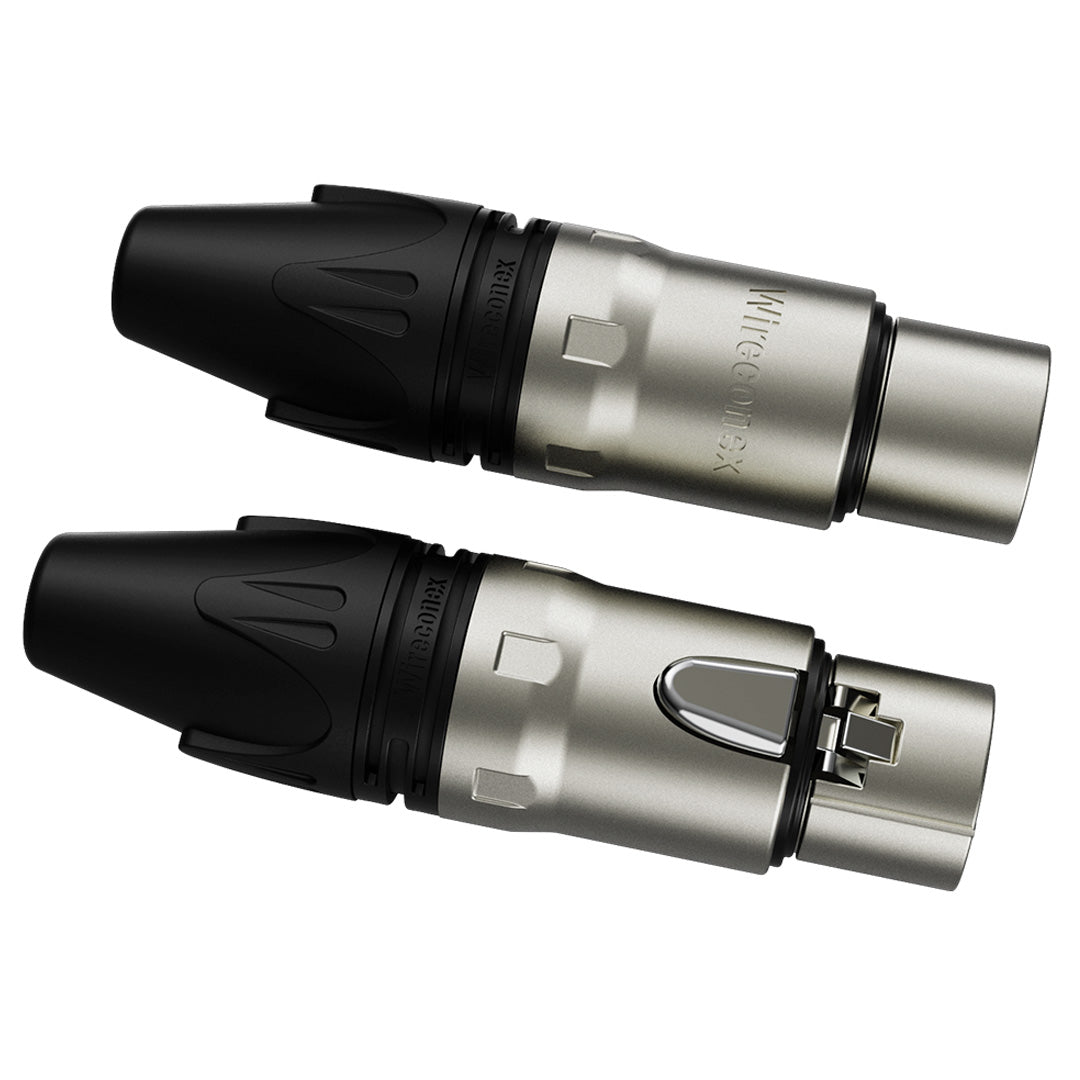 Conector Xlr Femea Wc 1003 Fl Bk Ni 3p 5un Wireconex [F108]