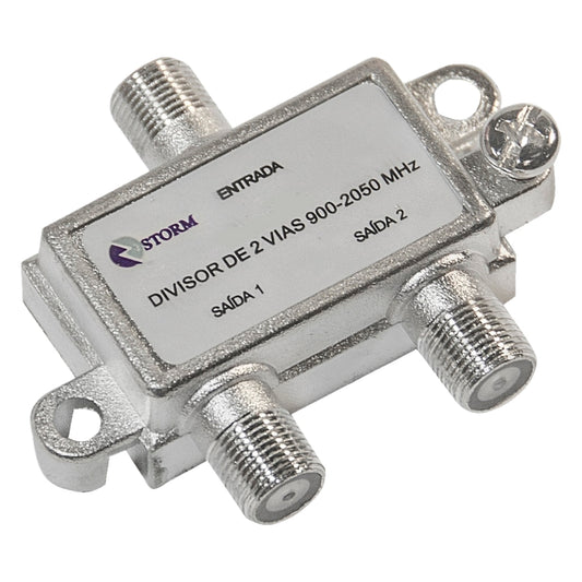 Divisor De Antena 1x2 5-2400mhz Satelite Storm 10 Unidades [F108]