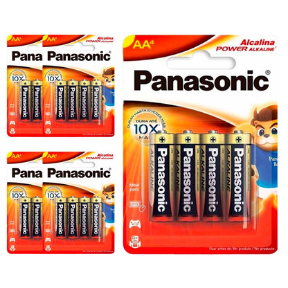 20 Pilhas Alcalinas Aa Panasonic (5 Cart)