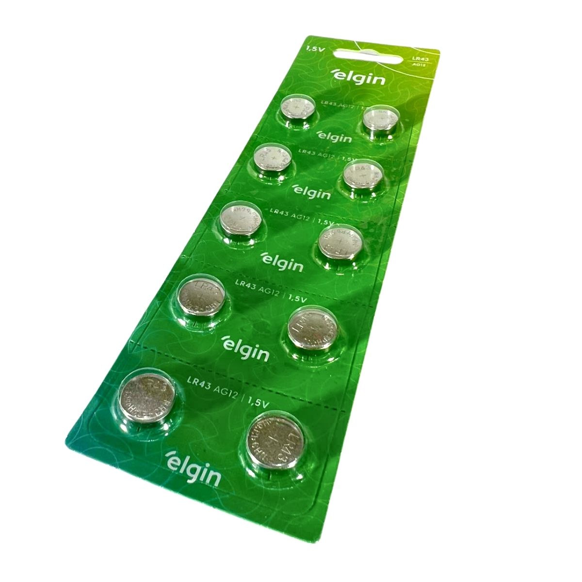 Bateria Lr43 Ag12 10 Unidades Elgin [F108]
