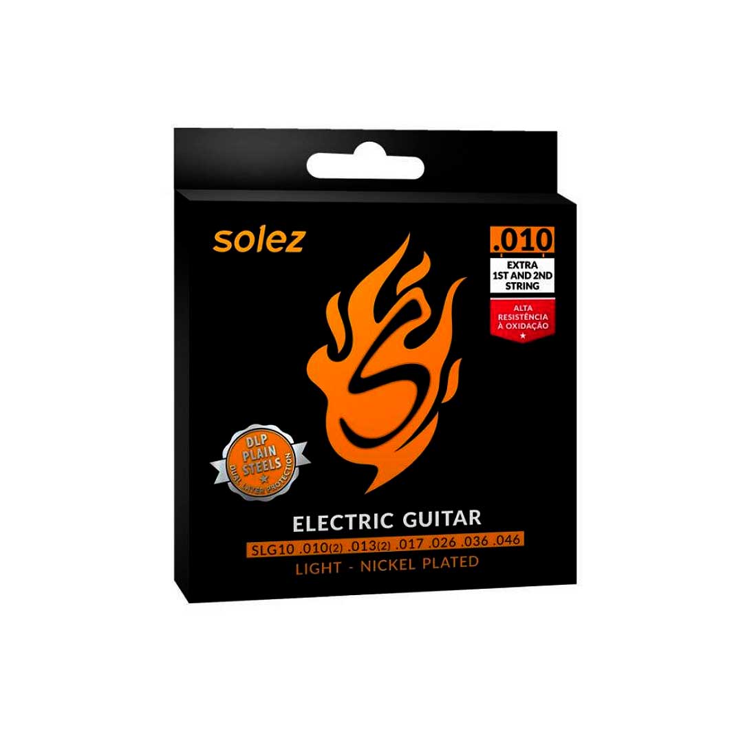 Encordoamento Para Guitarra Solez 0.010" Slg10 [F108]