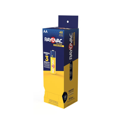 Pilha Zinco Aa4 Rayovac Amarelinhas Tubo Com 48 Unidades [F108]