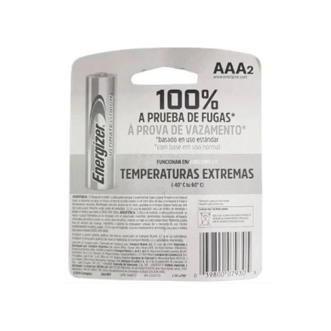 Pilha  Aaa2 Cart 2 Energizer [F108]