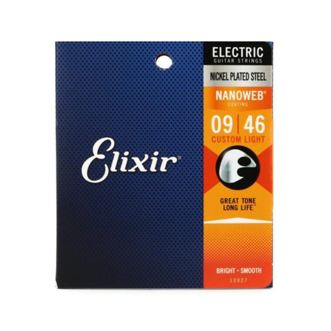 Cordas 009 Custom Light Guitarra Nanoweb Elixir [F108]