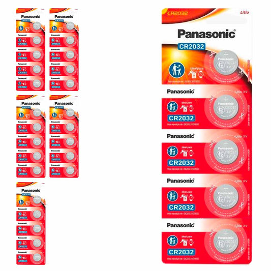 30 Baterias Cr2032 Panasonic (6 Cart)