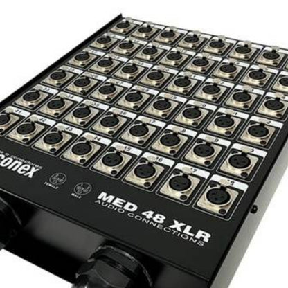 Painel 48 Furos Xlr Com Conectores 2 Saídas Wireconex [F108]