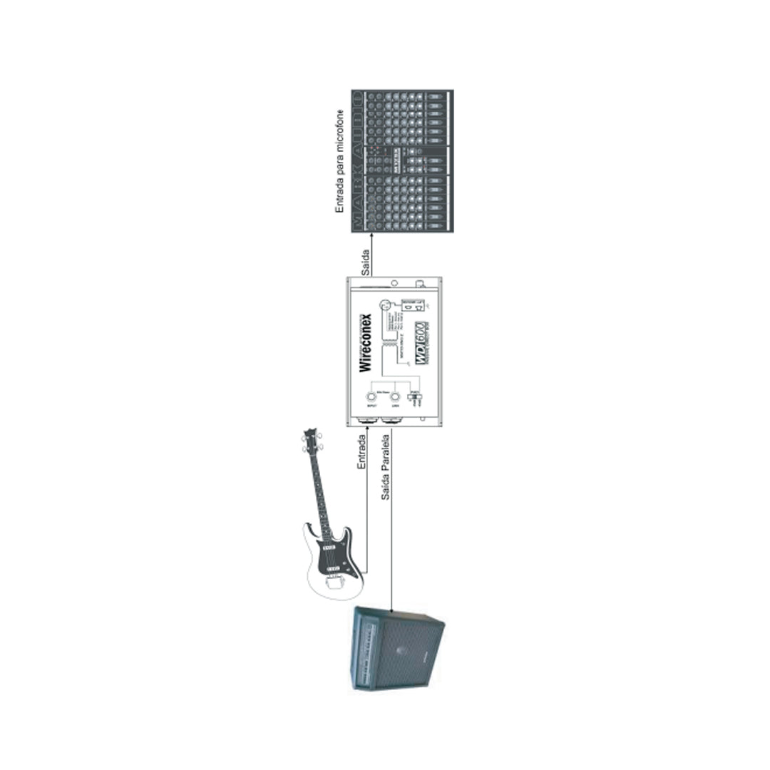 Direct Box Passivo Wdi 600 Wireconex [F108]