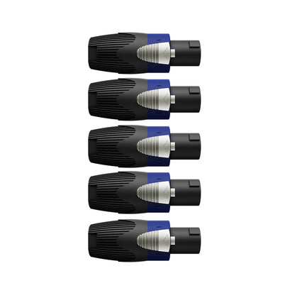 Conector Speakon Macho Para Cabo Wc 605 4p Spk Wireconex 05 Unidades [F108]
