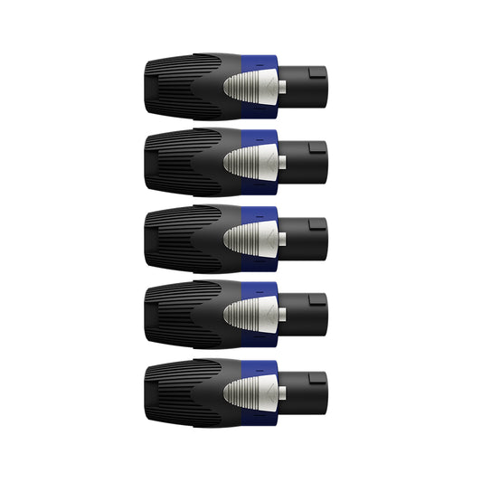 Conector Speakon Macho Para Cabo Wc 605 4p Spk Wireconex 05 Unidades [F108]