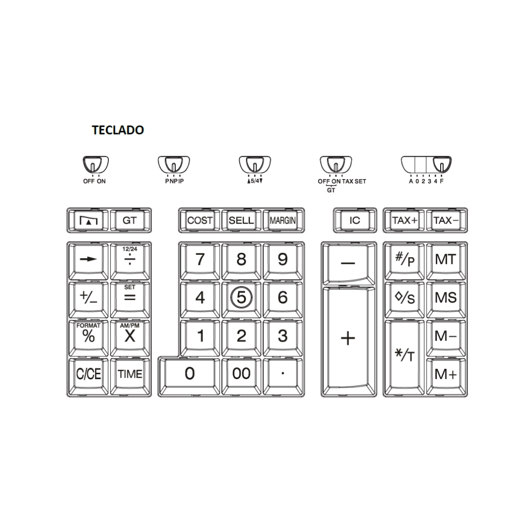 Calculadora Térmica Impressão 12 Dígitos Pr5400t Usb Procalc [F108]