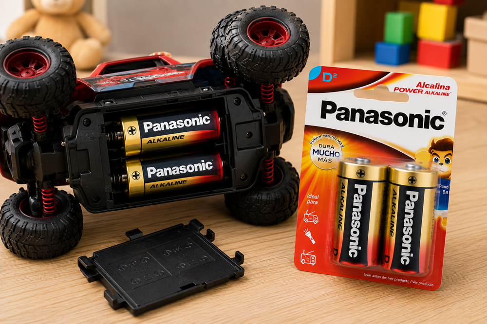 6 Pilhas Alcalinas D Panasonic (3  Cart)