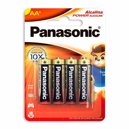 24 Pilhas Alcalinas Aa Panasonic (6 Cart)