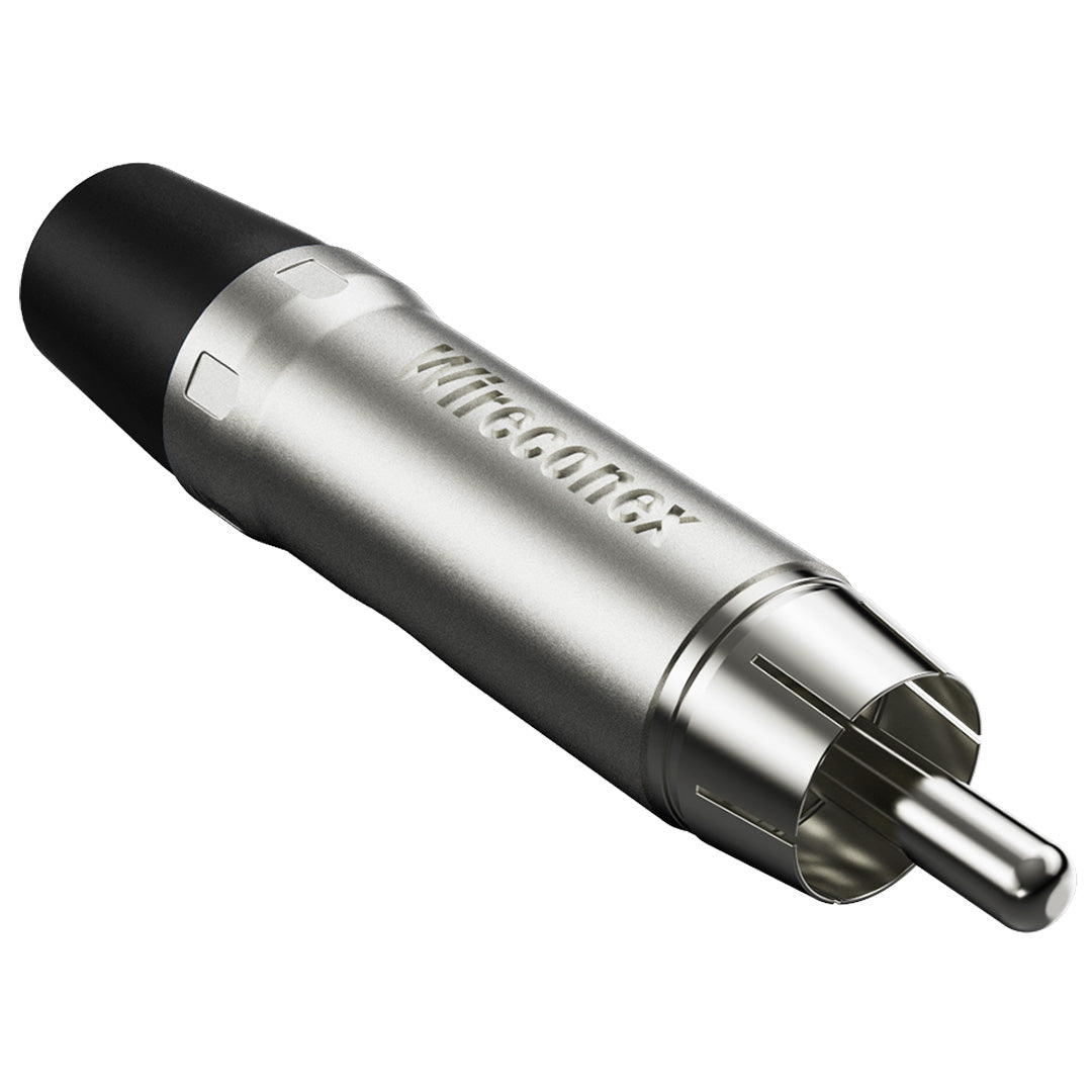 Conector Plug Rca Macho Wc 1212 Bk  Wireconex 10unidades [F108]