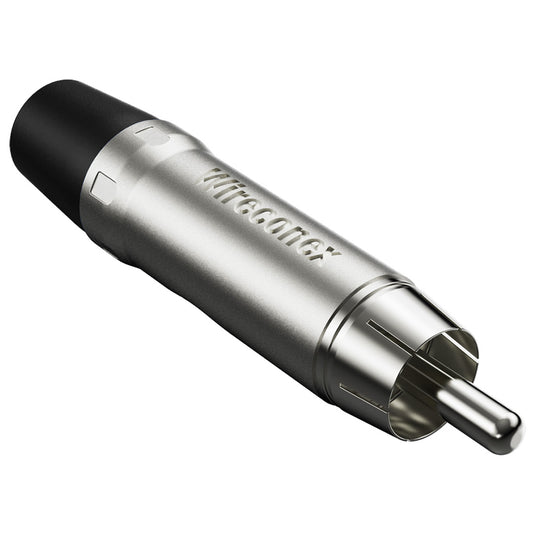 Conector Plug Rca Macho Wc 1212 Bk  Wireconex 10unidades [F108]
