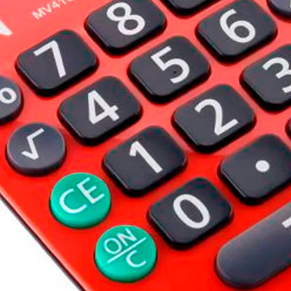 Calculadora Mesa Visor 8 Dig. Vermelha Mv-4131 Elgin [F108]