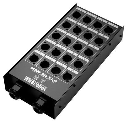 Painel 20 Xlr 2 Prensa Cabo Med2 20 2s Wireconex [F108]