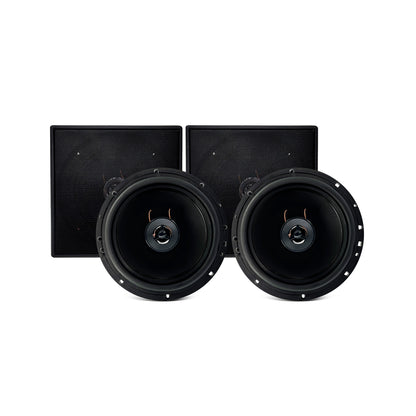 Kit Arandela Coax Ial Gp 70w 8r Quadrada Pt Leson [F108]