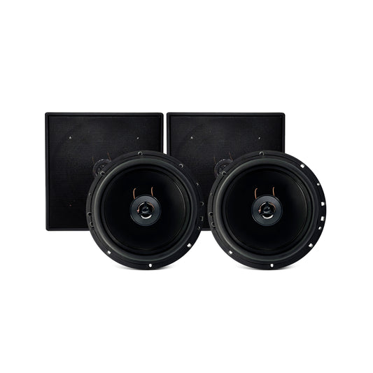 Kit Arandela Coax Ial Gp 70w 8r Quadrada Pt Leson [F108]
