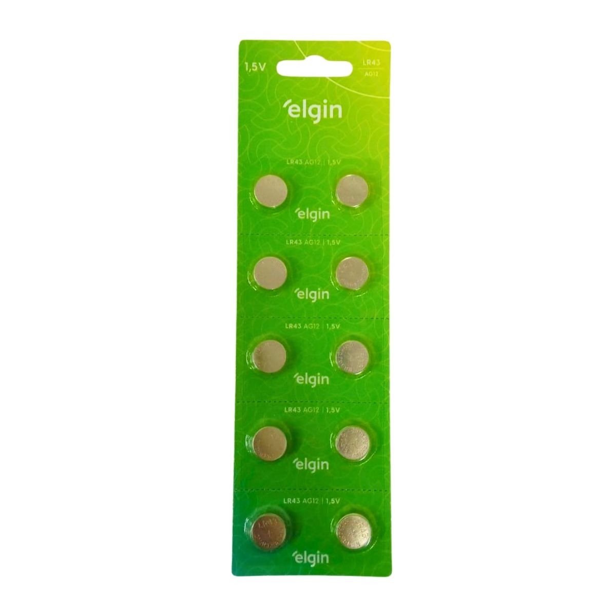 Bateria Lr43 Ag12 10 Unidades Elgin [F108]