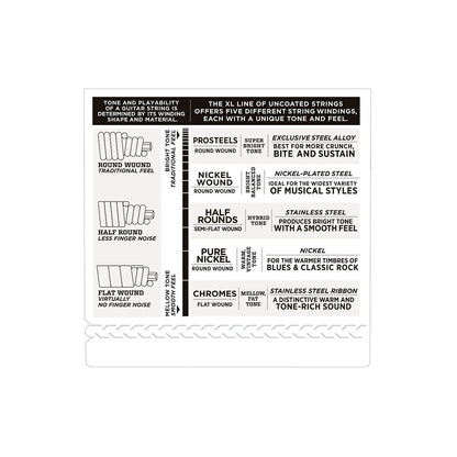 Encordoamento Para Baixo D Addario Xl Nickel Wound Exl170-6 6 Cordas Escala Longa .032-.130 [F108]