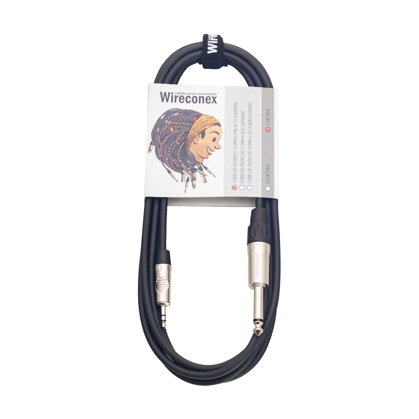 Cabo De Audio P2 P10 1,5 Metros P2ts 1,5 Wireconex [F108]