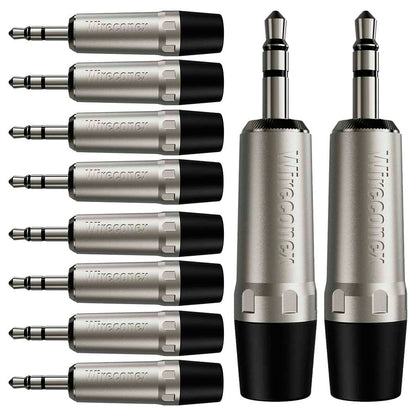 Conector P2 Stereo 3,5mm Plt Wc 1323 Trs Wireconex 10 Unidades [F108]