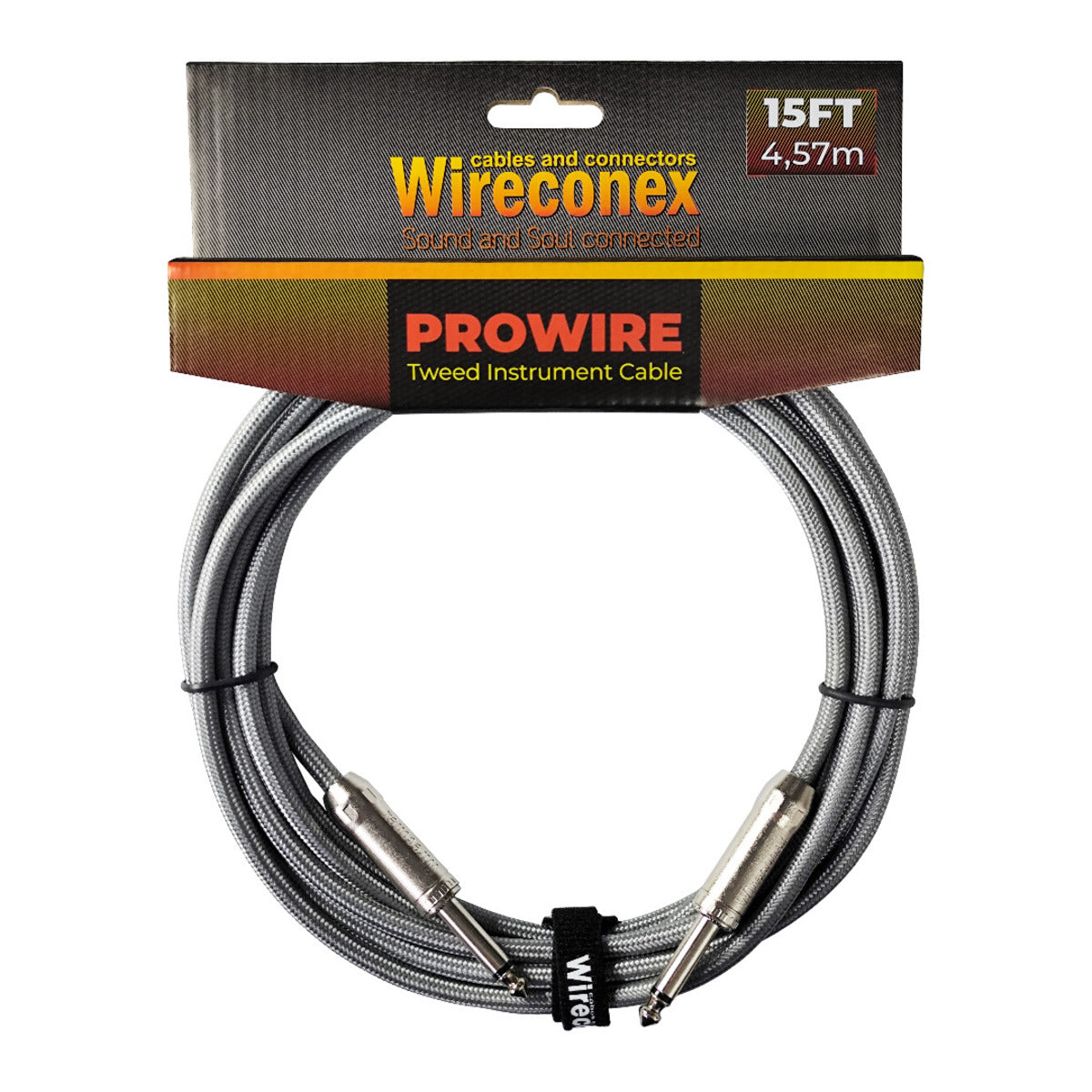 Cabo P10 Prowire Tweed Prata 4,57m Wireconex [F108]