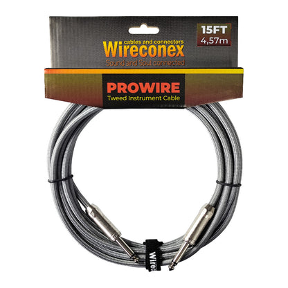 Cabo P10 Prowire Tweed Prata 4,57m Wireconex [F108]
