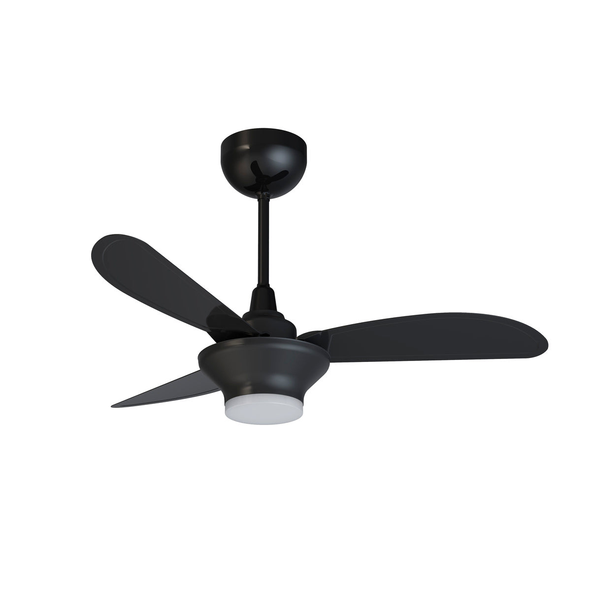 Ventilador De Teto Mistral Led 18w 3p Bivolt Preto Ventisol [F108]