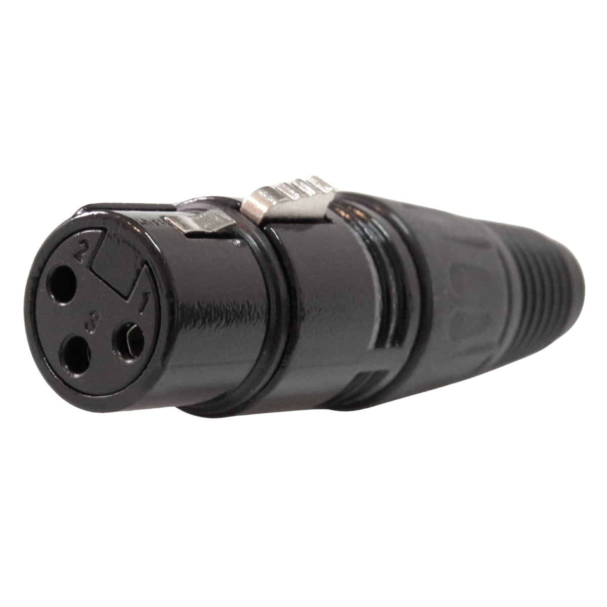 Conector Xlr Fema Linha Corpo Preto Metalico Storm 10 Unidades [F108]