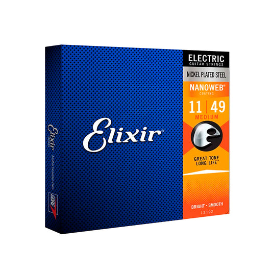 Cordas 011 Medium Guitarra Nanoweb Elixir [F108]