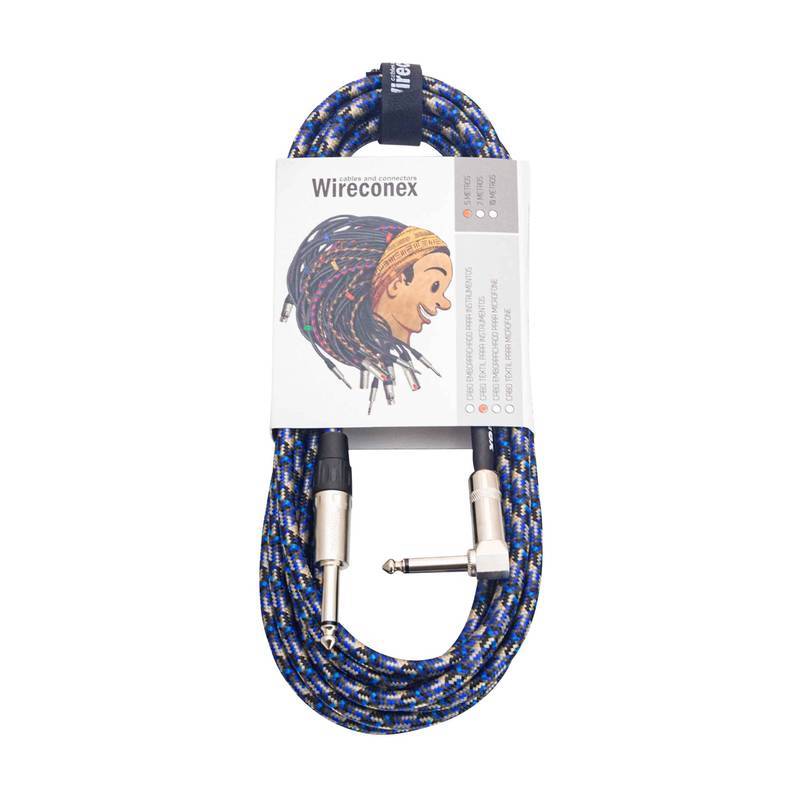 Cabo Guitar Textil Guitxc-05  05 Metros Wireconex [F108]