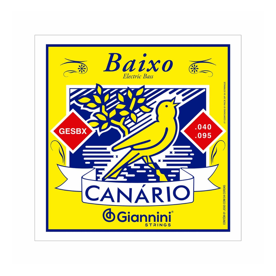 Encordoamento Giannini P/contrabaixo Canário Gesbx [F108]