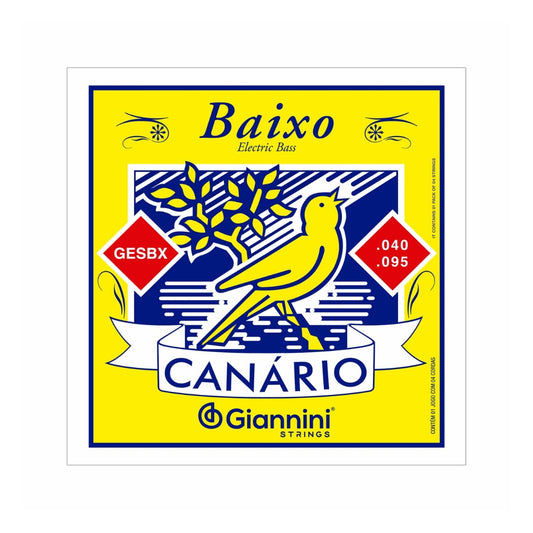 Encordoamento Giannini P/contrabaixo Canário Gesbx [F108]