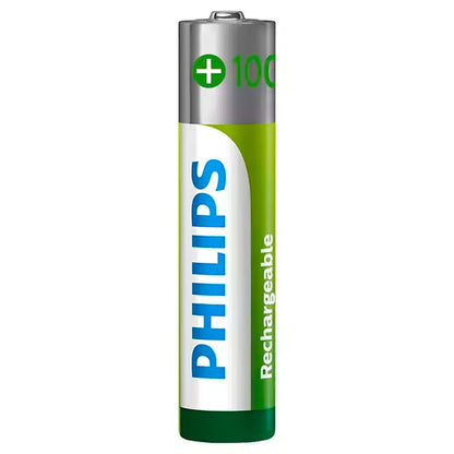 4 Pilhas Recarregaveis Aaa Philips [F108]