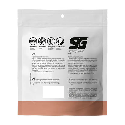 Encordoamento P/violão Nylon Bronze 65/35 Prata Tensão Leve Sg 0.028 [F108]