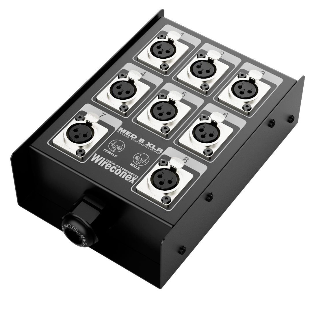 Painel Multicabo 08 Vias Xlr Medusa Wireconex [F108]